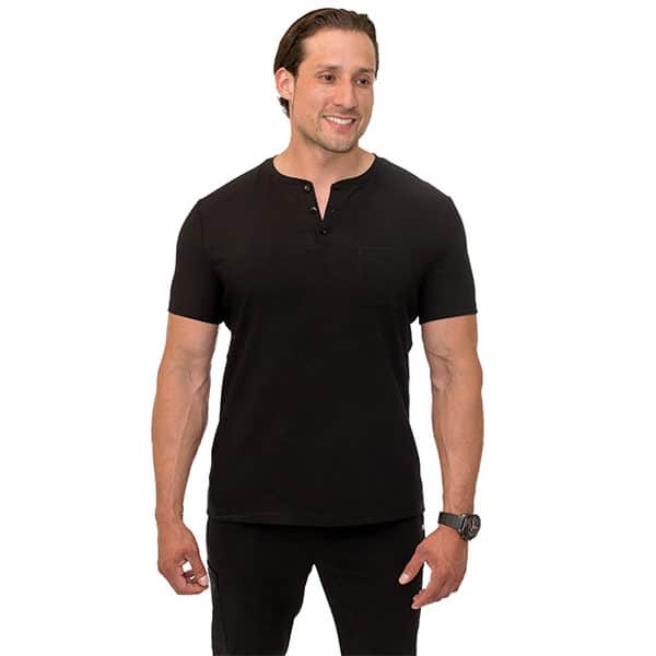 black top mens scrubs