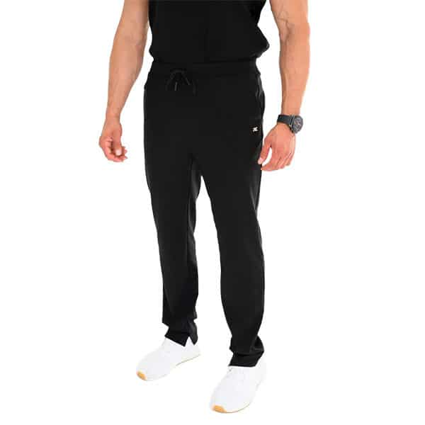 black pant scrubs for men