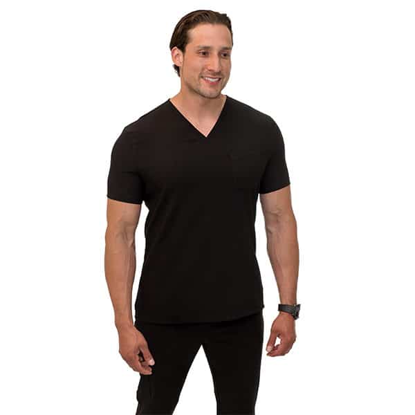 black top scrubs mens